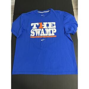 Nike Florida Gators 2XL XXL Adult Shirt Short Sleeve Blue College Football Mens